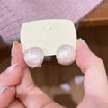 Alloy Oval Enamel Clip-on Earrings Geometric Fashion Sweet Minimalist Ear Jewelry view 4