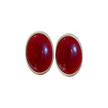 French Vintage Rhinestone Oval Geometric Alloy Stud Earrings For Women Light Luxury Statement Jewelry view 5
