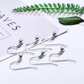 Beaded Fishhook Earring Wires in Five Metal Finishes view 4