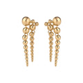 Vintage Alloy Round Ball Tassel Drop Earrings Geometric Playful Statement Jewelry For Women view 5