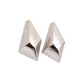 Light Luxury European American Irregular Geometric Iron Stud Earrings With Silver Pins For Women view 5