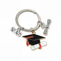 Graduation Season Enamel Graduation Cap Pendant With 30mm Key Ring DIY Craft Accessory view 3