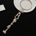 Light Luxury Alloy Irregular Geometric Tassel Pendant Choker Necklace view 4