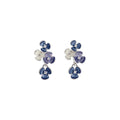 Alloy Rhinestone Flower Drop Earrings For Women Elegant OL Style Light Luxury Floral Ear Jewelry view 5