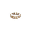 Faux Pearl And Zircon Beaded Double Layer Ring Bracelet Bangle For Women, French Vintage Geometric Style view 5
