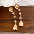 Metallic Crumpled Geometric Irregular Hook Earrings Light Luxury Vintage Alloy Statement Style view 4