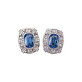 Light Luxury Vintage Palace Style Alloy Oval Rhinestone Stud Earrings With Geometric Design view 5