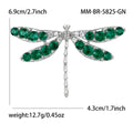 Alloy Rhinestone Dragonfly Brooch Pin For Women's Coats And Suits view 6
