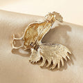 Alloy Enamel Rooster Brooch Pin For Sweaters And Shawls view 4