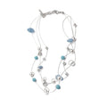 Old Money Style Multi Layer Faux Pearl And Stone Beaded Round Geometric Choker Necklace view 5