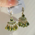 Sparkling Zircon Flower Stud Earrings Copper Fresh Summer Versatile Niche Jewelry view 3