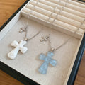 2026 New Resin Cross Pendant Necklace Hip Hop Y2K Sweet Cool Geometric Clavicle Choker view 2