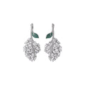 Luxury Star Stud Earrings Copper With Silver Pins Sparkling Zircon Elegant Light Luxury Jewelry view 5