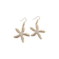 Faux Pearl Beaded Shell Starfish Jewelry Set With Necklace Bracelet Earrings For Sweet Resort Style view 5