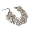 Light Luxury French Vintage Crystal Lace Beaded Pearl Necklace Bracelet Jewelry Set view 5