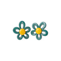 Summer Dopamine Hollow Flower Acrylic Stud Earrings Sweet Cute Minimalist Fashion Jewelry view 5