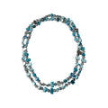 Irregular Shell Beaded Layered Sweater Necklace For Women, Old Money Geometric Beach Vacation Style view 5
