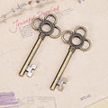 Vintage Flower Keychain Pendant 62x27mm