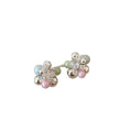 Colorful Faux Pearl Bow Grape Stud Earrings For Women Elegant Geometric Round Jewelry view 5