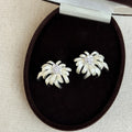 French Style Alloy Floral Firework Stud Earrings With Rhinestone Enamel Sweet OL Design view 1