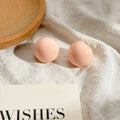 Dopamine Colorful Candy Round Ball Stud Earrings, Unique Niche Princess Style Premium Ear Jewelry view 4
