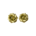 2026 New Resin Rose Flower Copper Stud Earrings For Women, Forest Style Elegant Fashion Jewelry view 5