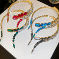 Geometric Rhinestone Copper Choker Necklace For Women Sweet Cool Statement Jewelry view 2