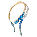 Geometric Rhinestone Copper Choker Necklace For Women Sweet Cool Statement Jewelry view 5