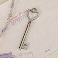 82x22mm Alloy Heart Key Charm Pendant for DIY Jewelry