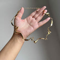 Vintage Alloy Liquid Irregular Geometric Choker Necklace For Women Light Luxury Retro Style view 2