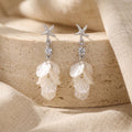 Elegant Vacation Starfish Zircon Stud With Shell Pearl Petal Tassel Luxury Dangle Drop Earrings view 4