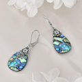 European American Water Drop Textured Sticker Earrings For Women, Summer Vacation Maillard Style Jewelry view 3
