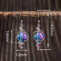 European Vintage Hollow Line Drop Earrings For Women, Qipao Music Festival Party Accessories view 4