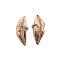 Rhinestone Lip Metal Stud Earrings For Women European American Statement Geometric Jewelry view 5