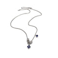 French Light Luxury Copper Zircon Round Flower Adjustable Collarbone Necklace For Women view 5