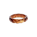 Bohemian Round Pattern Marbled Acrylic Bangle Simple European Vacation Style Bracelet view 5