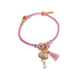 Dragon Boat Festival Colorful Cord Tassel Mini Zongzi Pearl Bracelet, 2026 New Chinese Style Geometric Triangle Hand Jew view 5