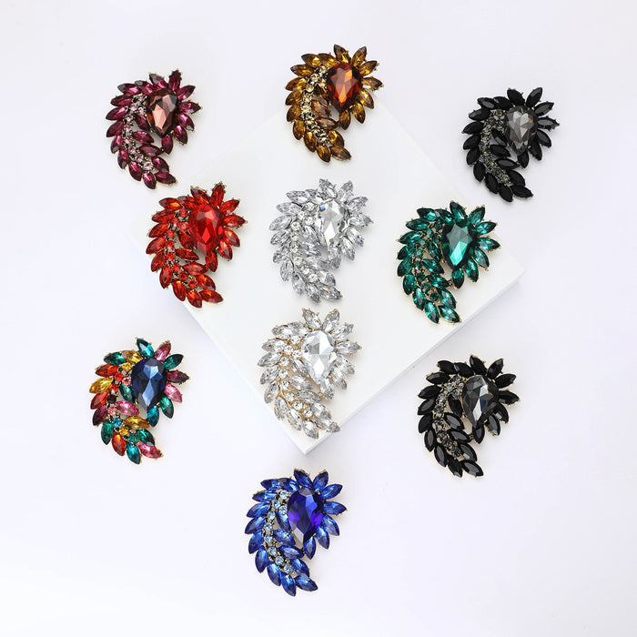 Alloy Rhinestone Medium Vintage Brooch For Women's Dresses And Suits