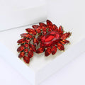 Alloy Rhinestone Medium Vintage Brooch For Women's Dresses And Suits view 3