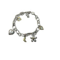 Y2K Alloy Rhinestone Flower Star Heart Pendant Bangle Light Luxury Minimalist Bracelet view 5