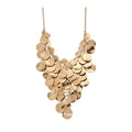 Old Money Style Iron Round Geometric Tassel Collarbone Necklace For Women view 5