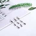 Mini 1mm Jewelry Cord End Crimps in Four Metal Finishes view 2