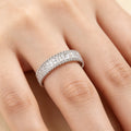Light Luxury Crisscross Zircon Ring For Women, Daily Commute European American Jewelry view 3