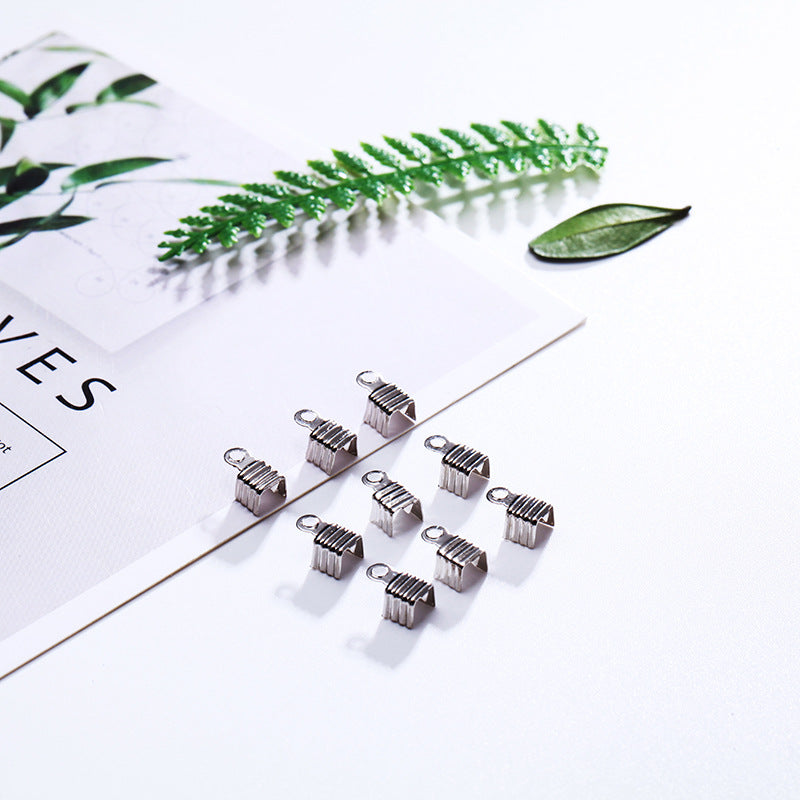 4mm Crimp End Caps for Bracelet and Necklace Cords