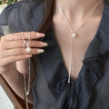 Korean Minimalist Copper Popcorn Floral Pendant Necklace For Women Old Money Style Clavicle Chain view 1
