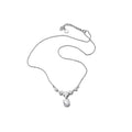 Korean Style Sparkling Zircon Flower Round Copper Necklace For Women Light Luxury Geometric Choker view 5