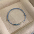 Alloy Carp Charm Woven Beaded Bracelet, Modern Minimalist Fresh Sweet Everyday Jewelry view 4