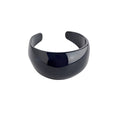 Vintage Irregular Acrylic Bangle Modern Minimalist Round Vacation Style Bracelet view 5