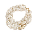 Maillard Style Multilayer Acrylic Geometric Statement Choker Necklace For Vacation Wear view 5