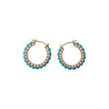 Summer Dopamine Faux Pearl Beaded Star Zircon Ear Cuff Earrings Playful Vacation Style view 5